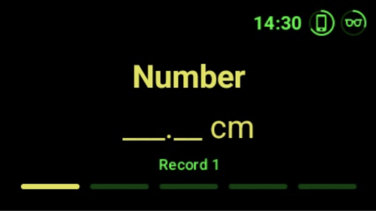 Number Step HUD UI